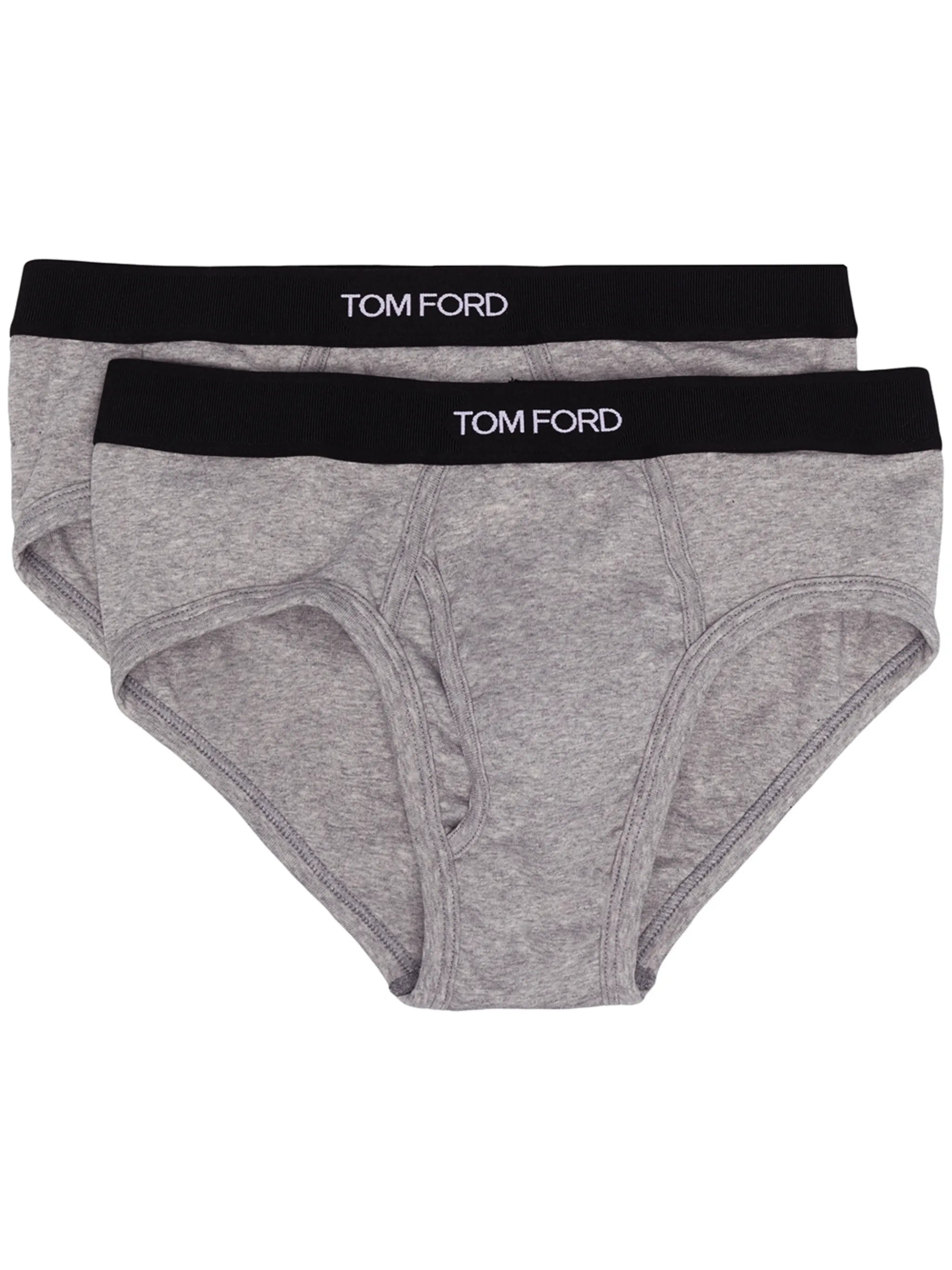2-piece set of briefs with logo waistband
