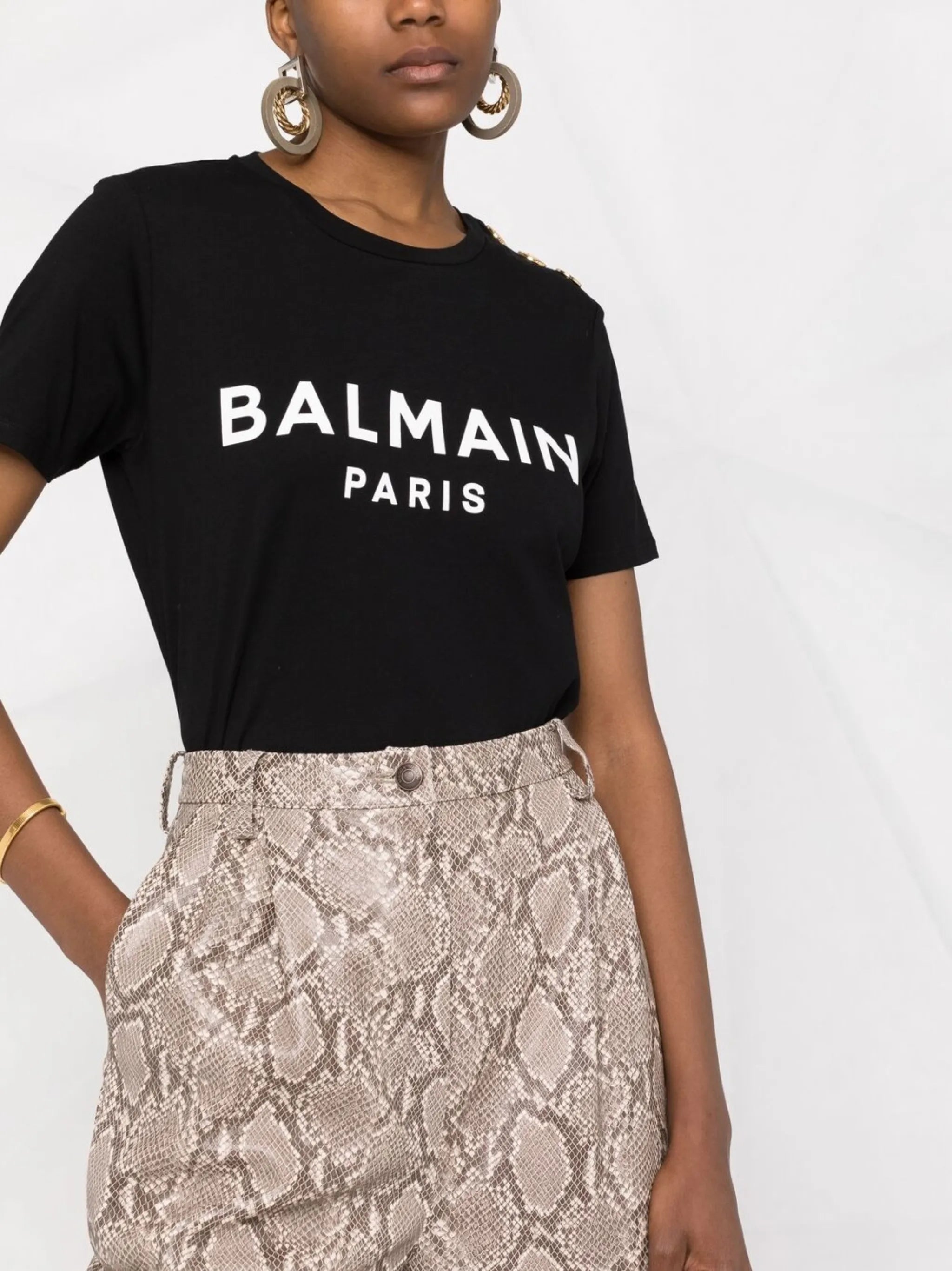T-shirt with logo print