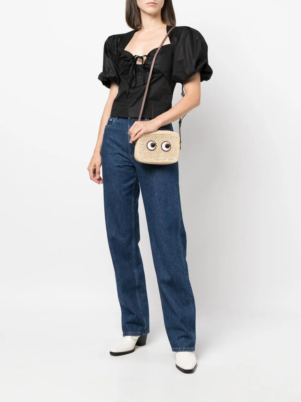 Raffiová crossbody taška s očima