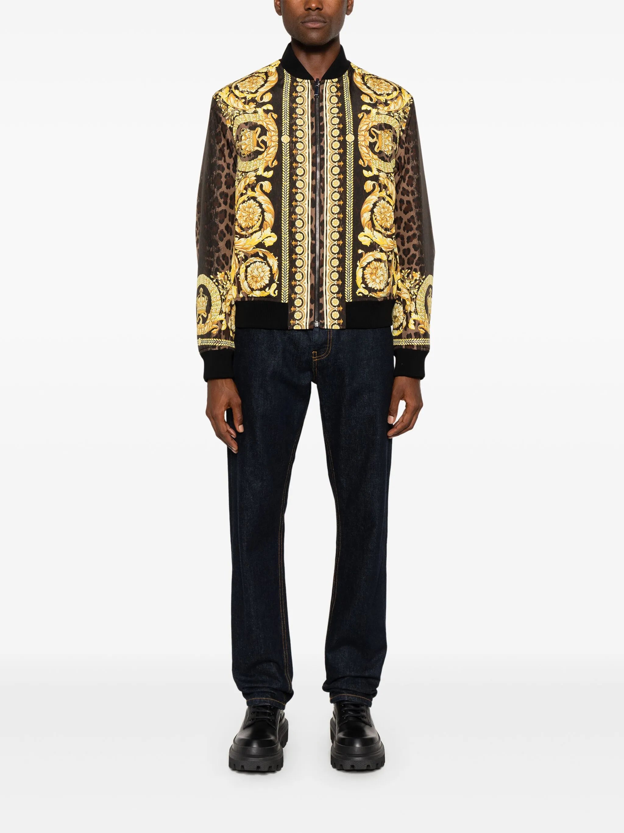 Bomber jacket s Barocco potiskem