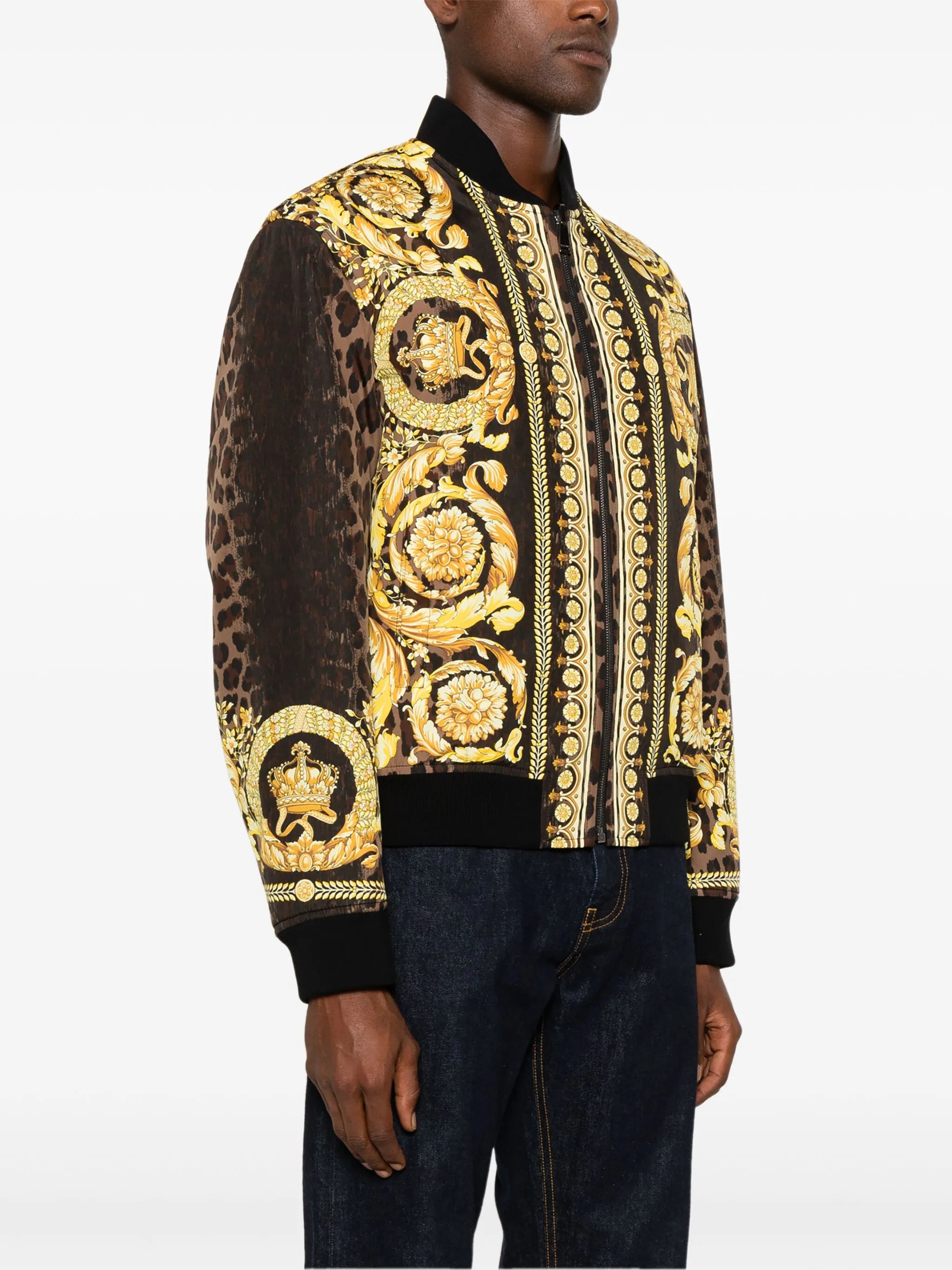 Bomber jacket s Barocco potiskem