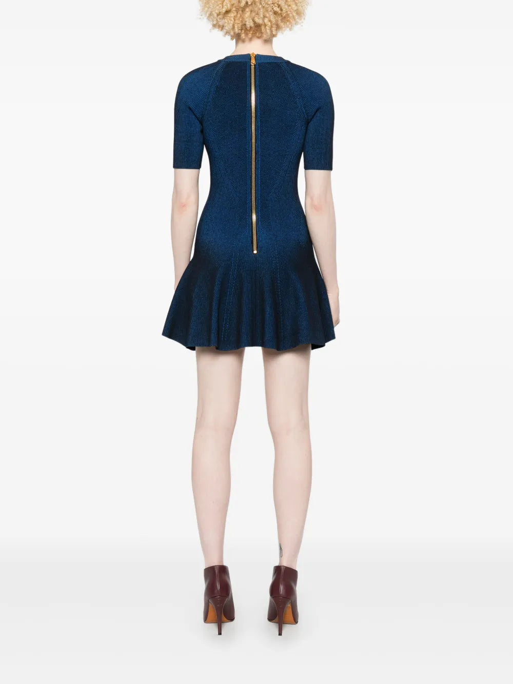 ribbed mini dress