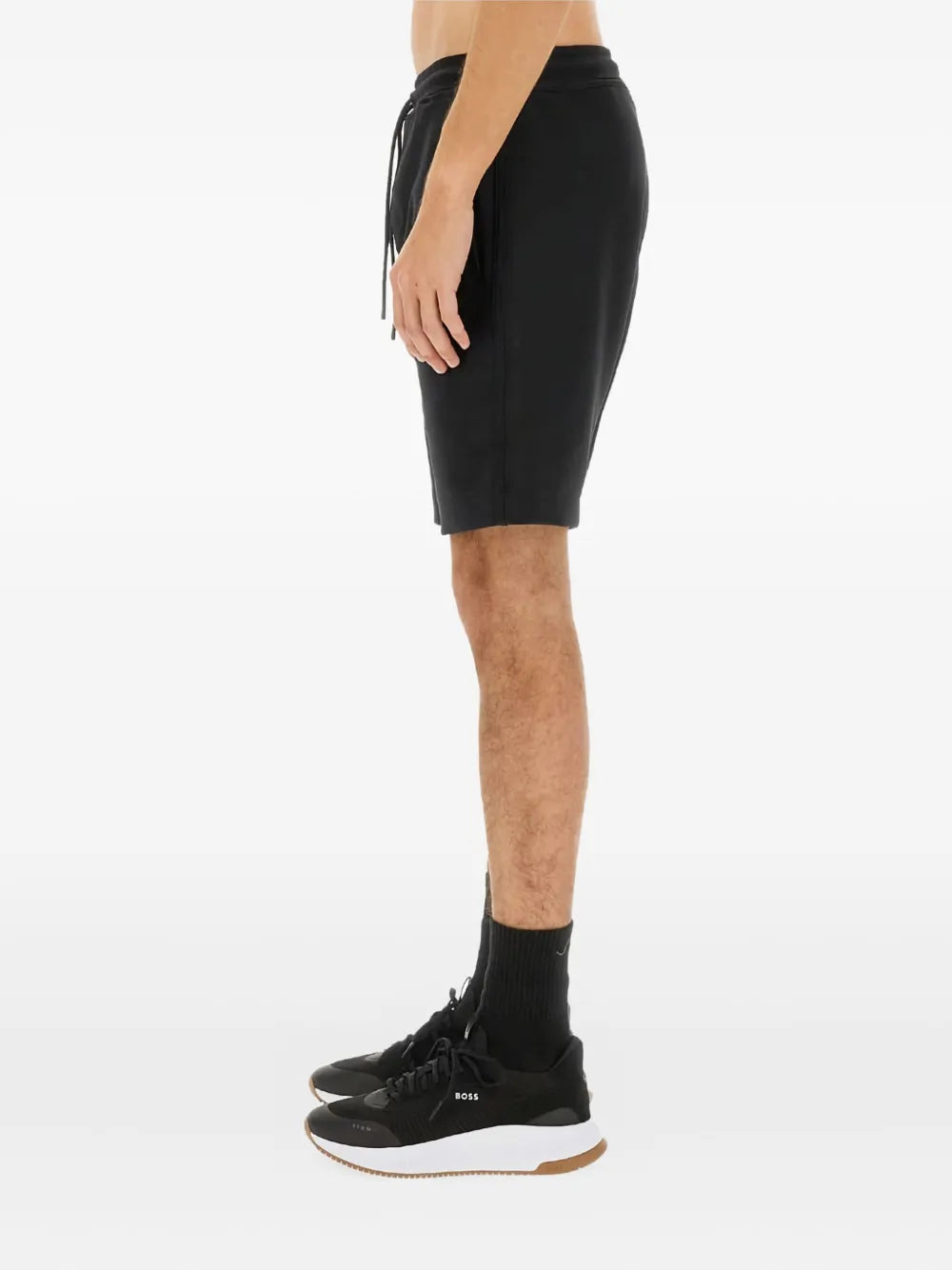 Jogging shorts with drawstring
