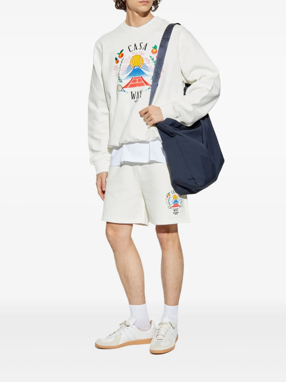 Sweatshirt with Graphic Print