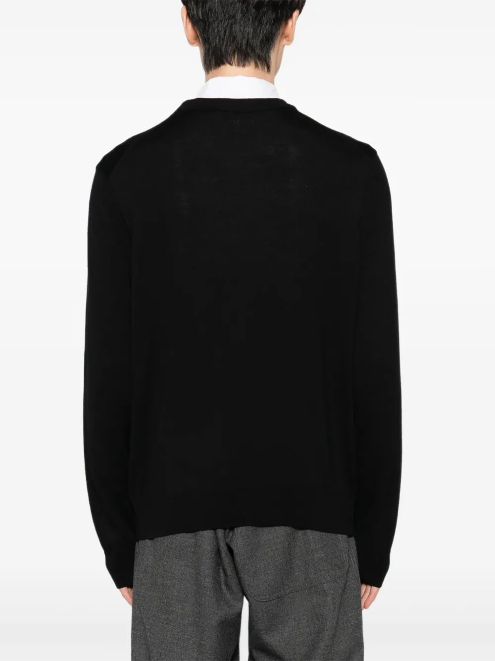 Sweater with logo embroidery