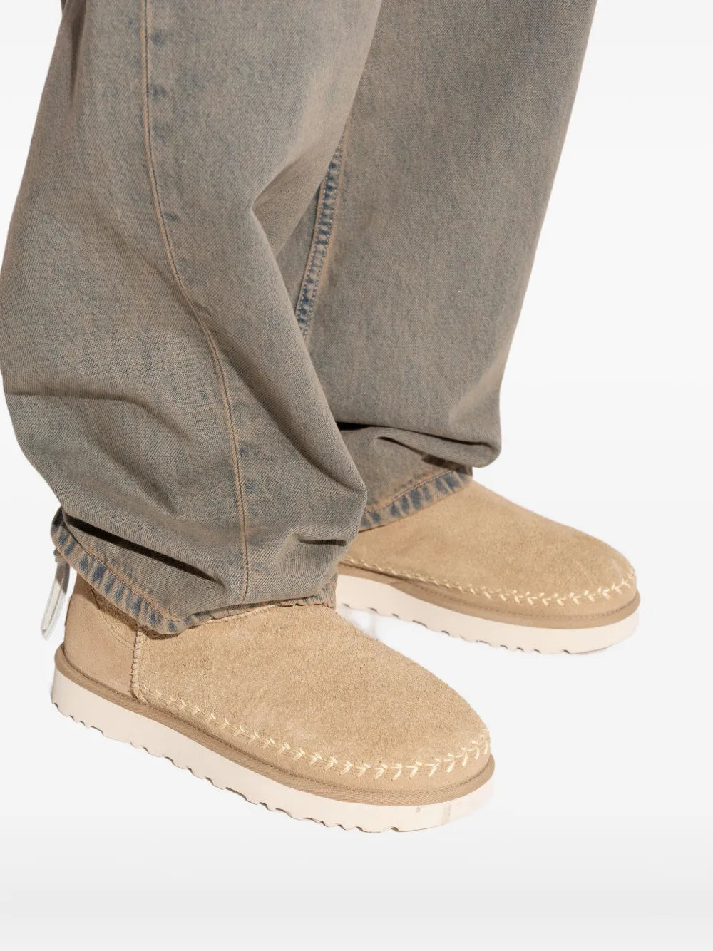 Classic Ultra Mini Biarritz boots with braided detail