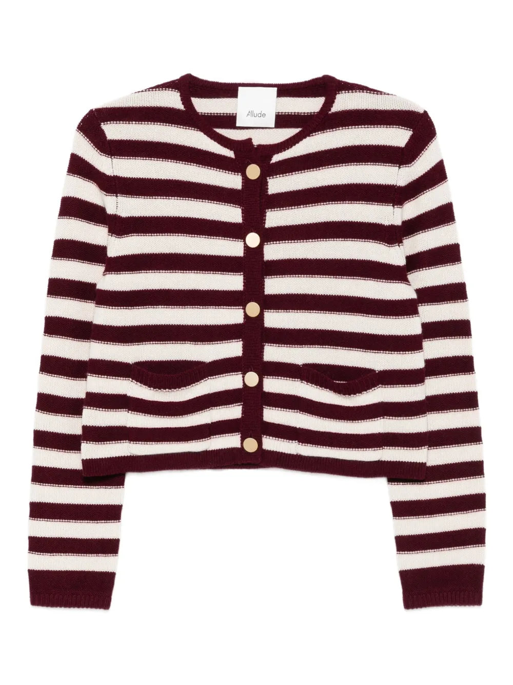 Striped cardigan with buttons
