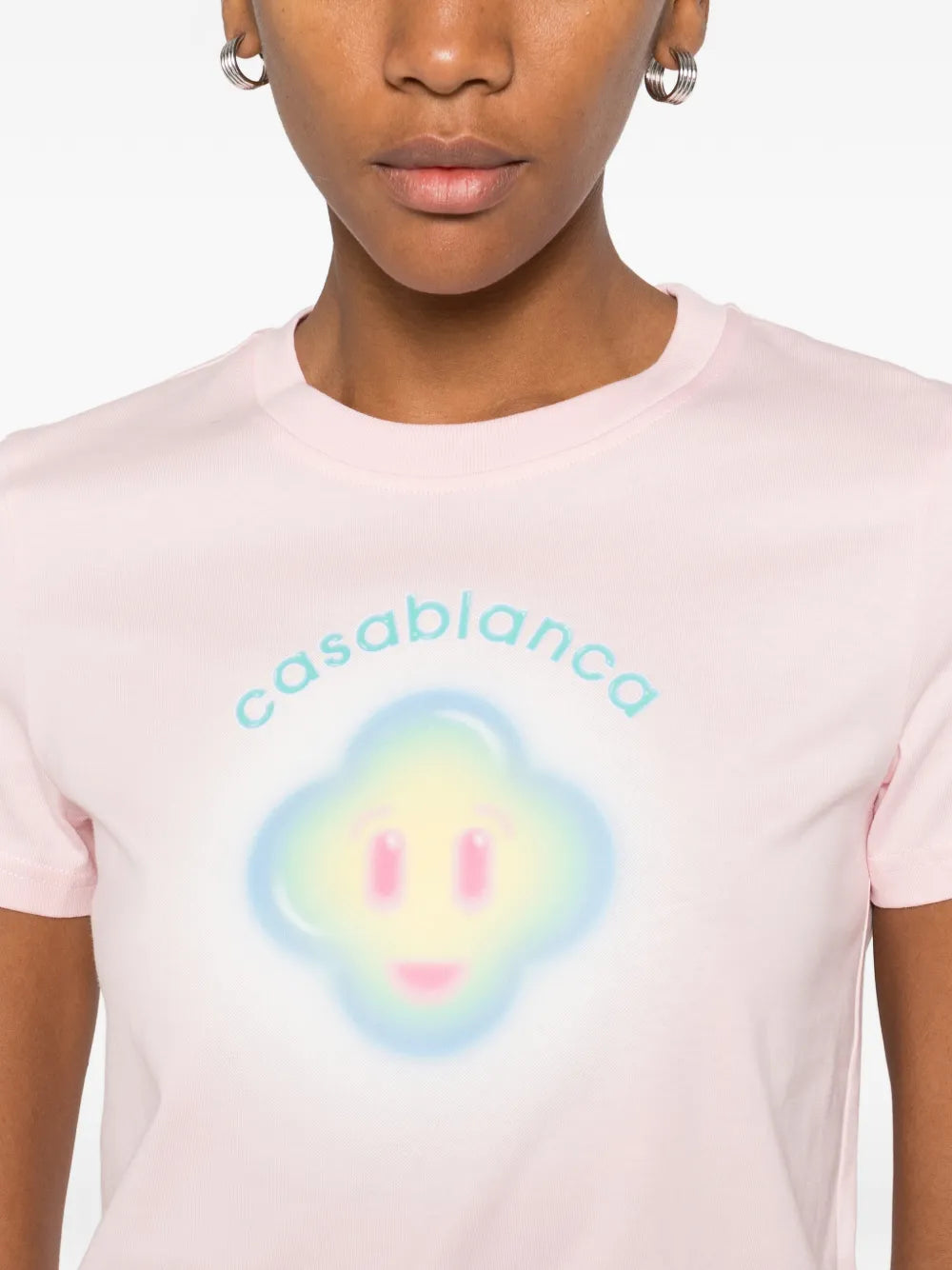 Casablanca T-shirt with Logo