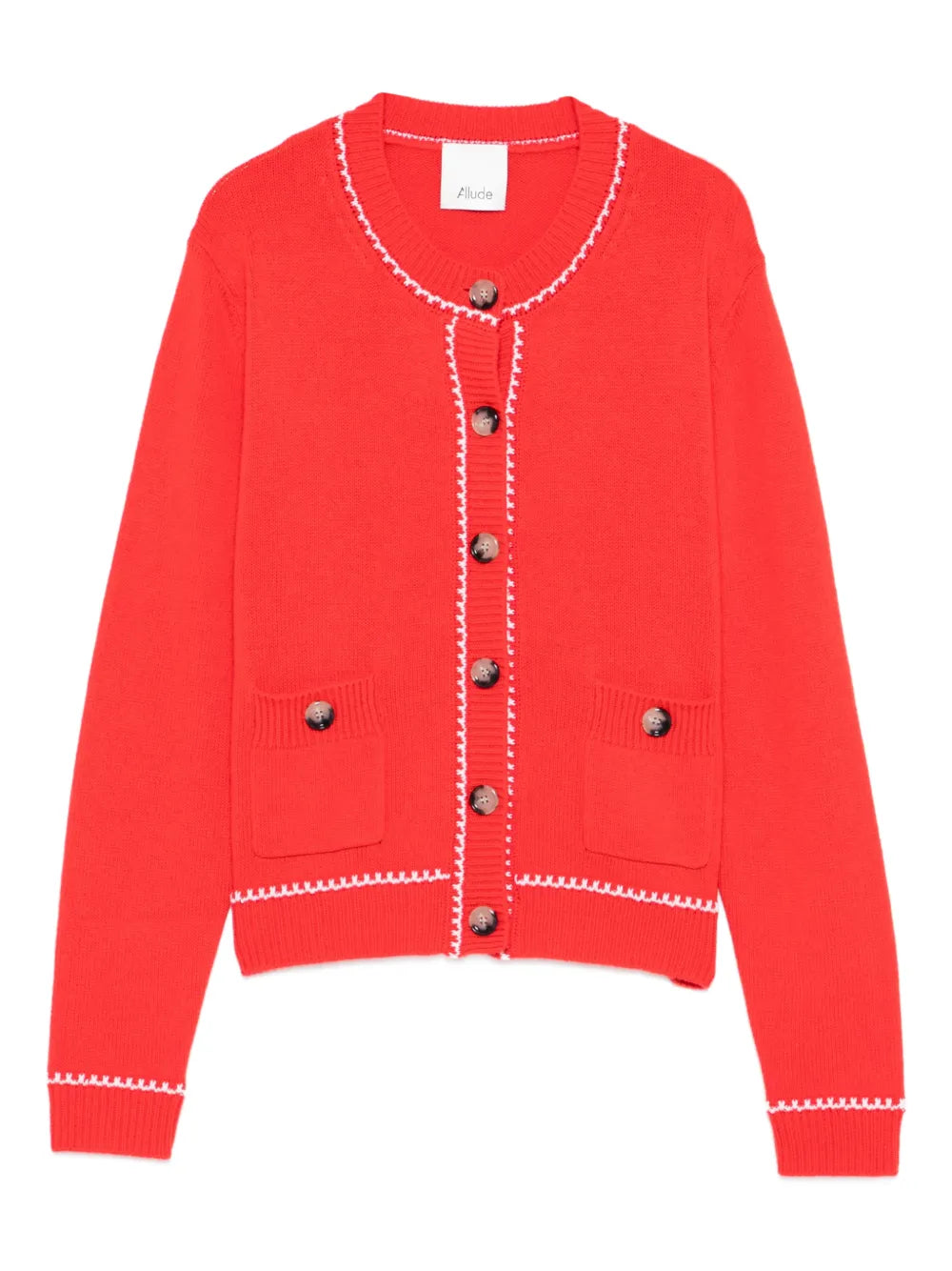 Cardigan with Patch Pocket
