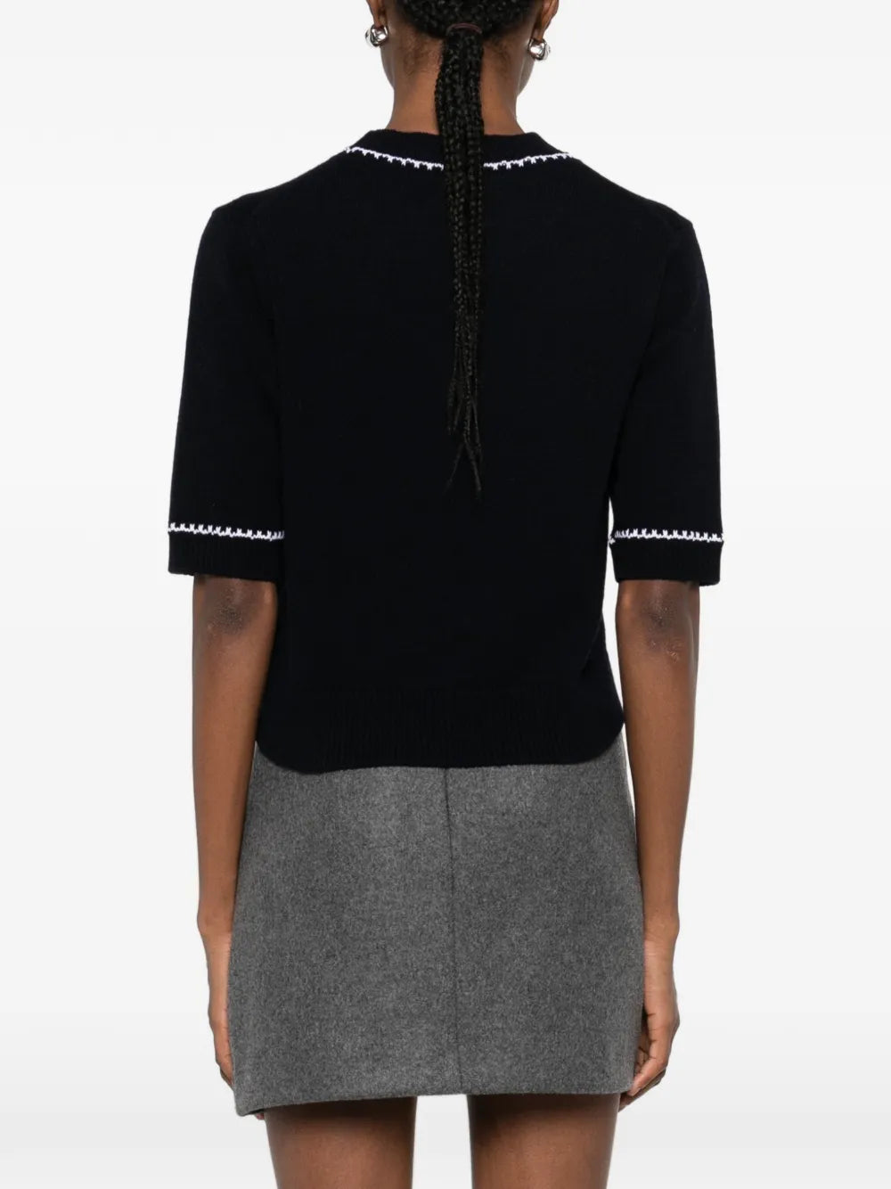T-Shirt with Contrast Details