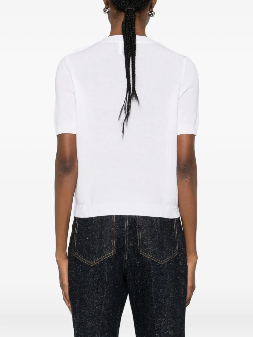 T-Shirt with Floral Applique