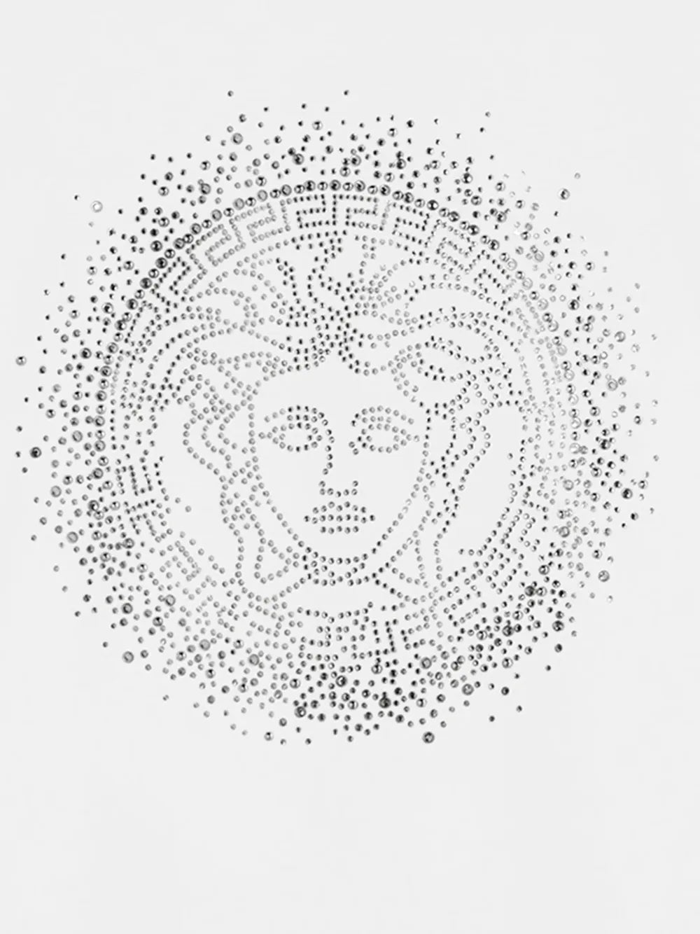 T-shirt with Medusa applique