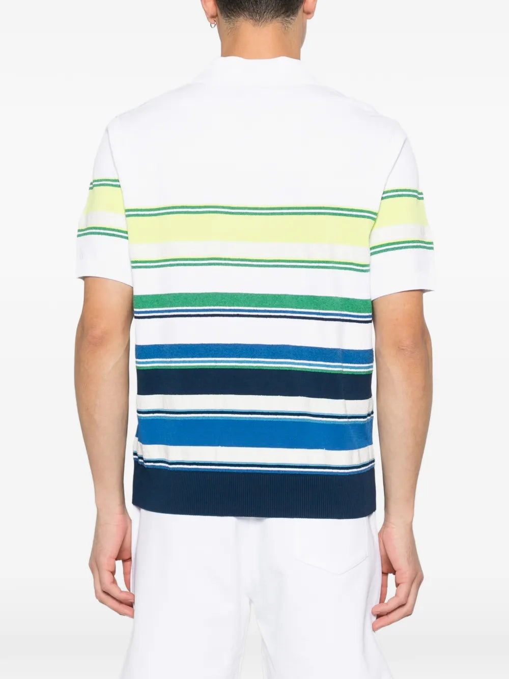 Striped polo shirt