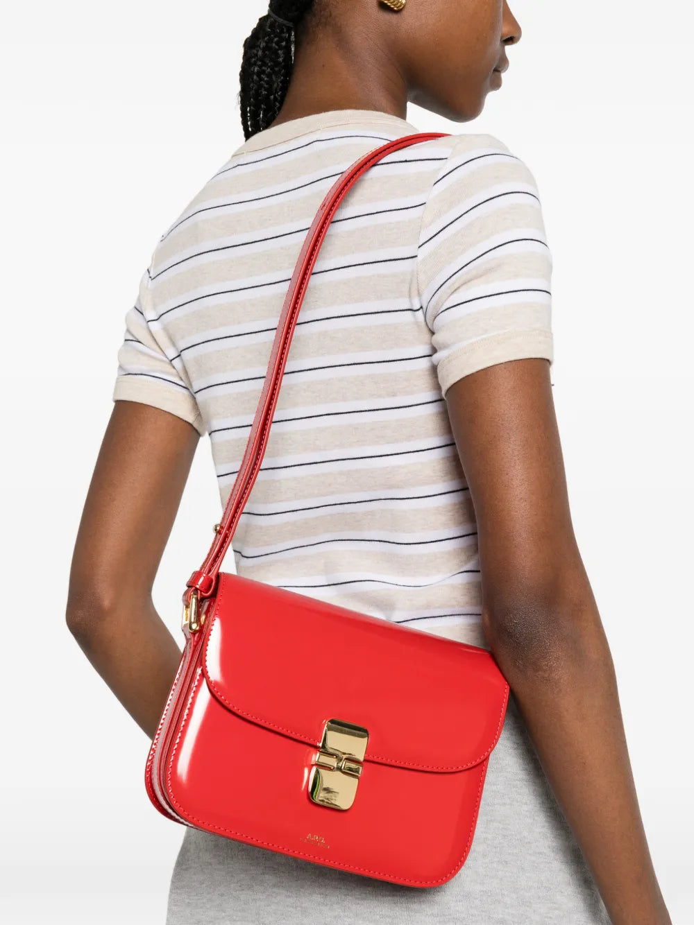 GRACE malá kožená crossbody taška