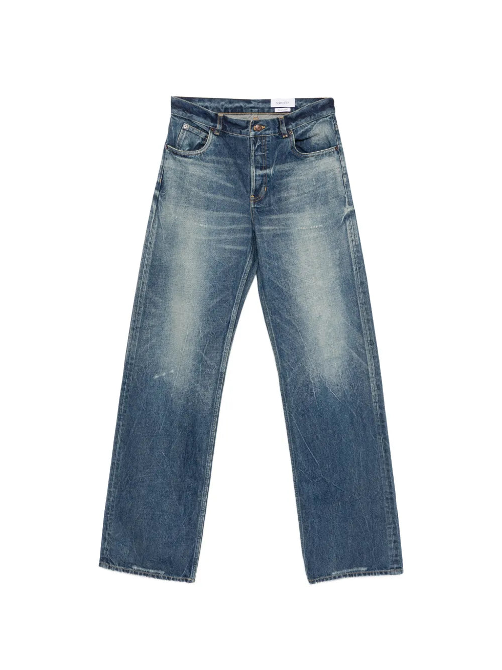 Ausgeblichene Jeans