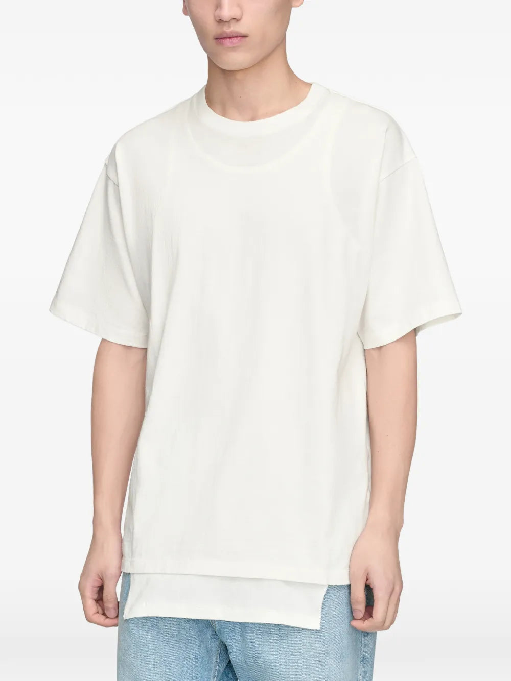 T-shirt in a layered look