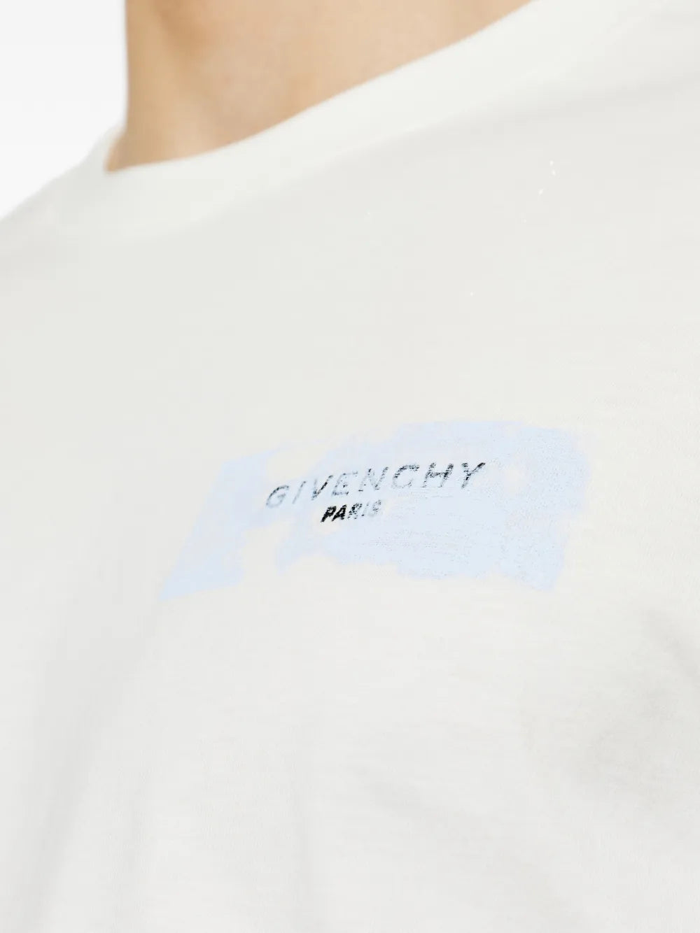 Tričko s krátkými rukávy a potiskem Givenchy Paris Paint