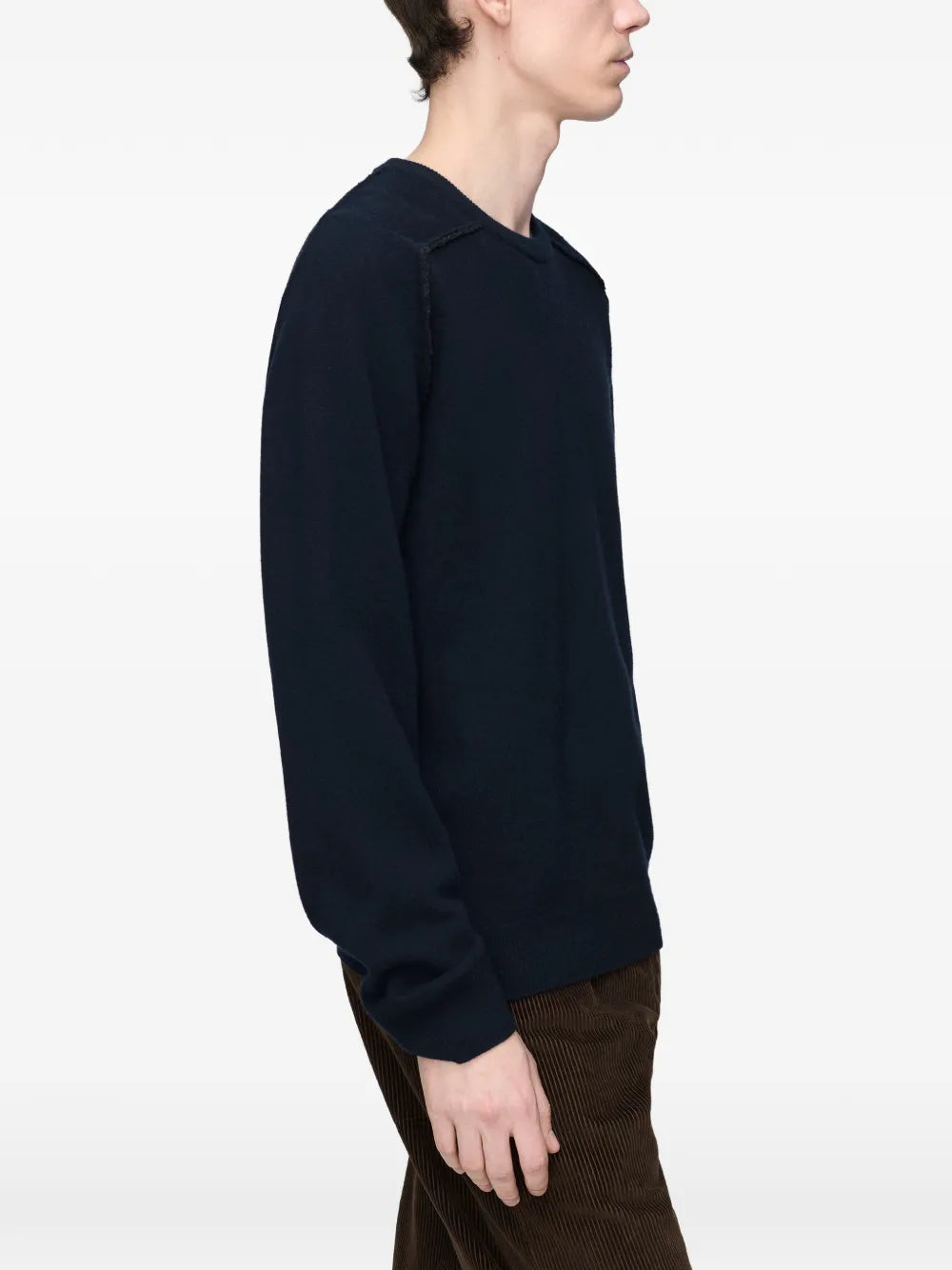 Sweater with Signature Four Stitches pattern