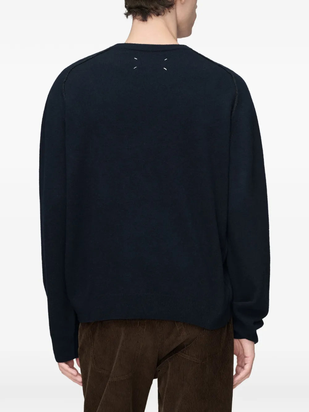 Sweater with Signature Four Stitches pattern