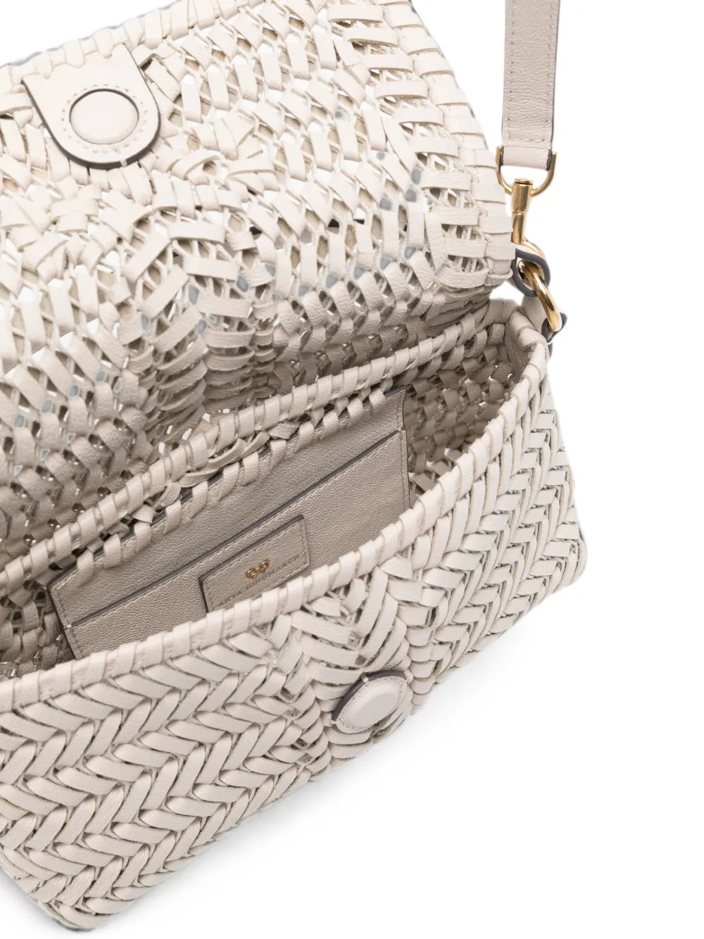 Neeson braided leather bag