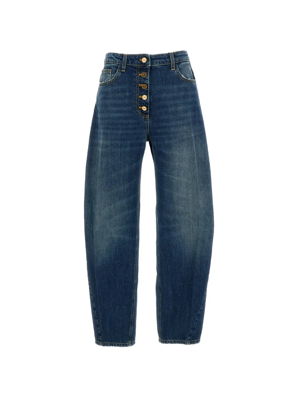 Jeans im Ballondesign mit Schmuckknöpfen