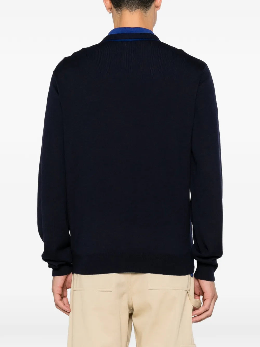 Sweater with Anagram embroidery
