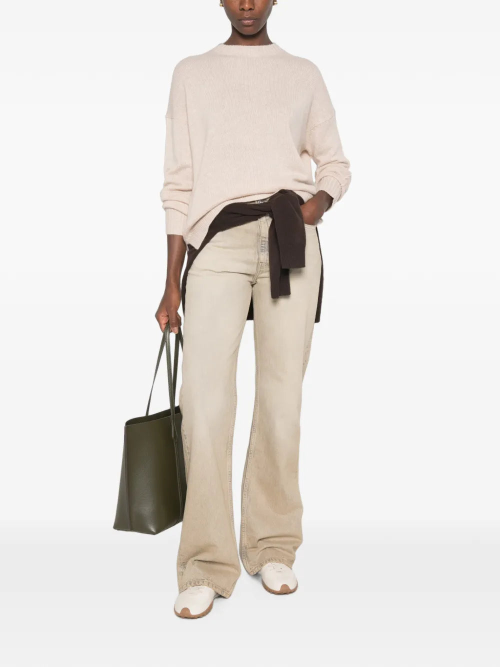 Pullover aus geripptem Strick