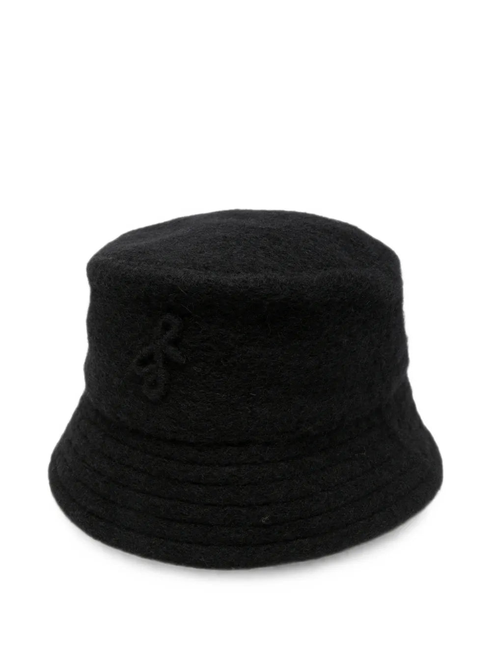 Plstěný klobouk typu bucket s výšivkou loga