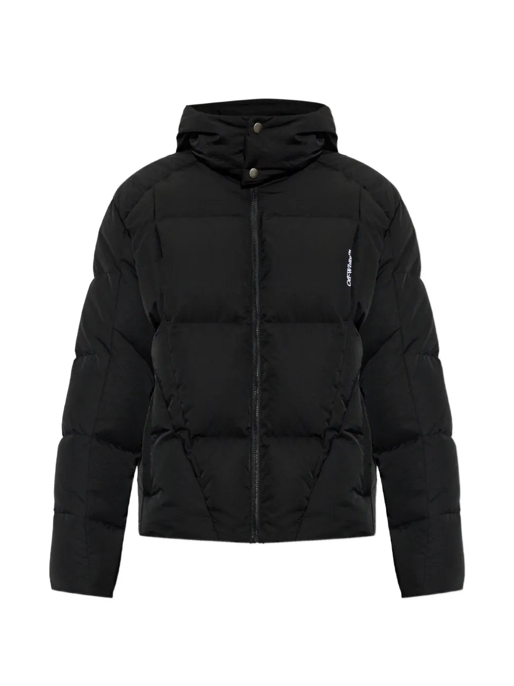 Logo-bestickte Kapuzenjacke