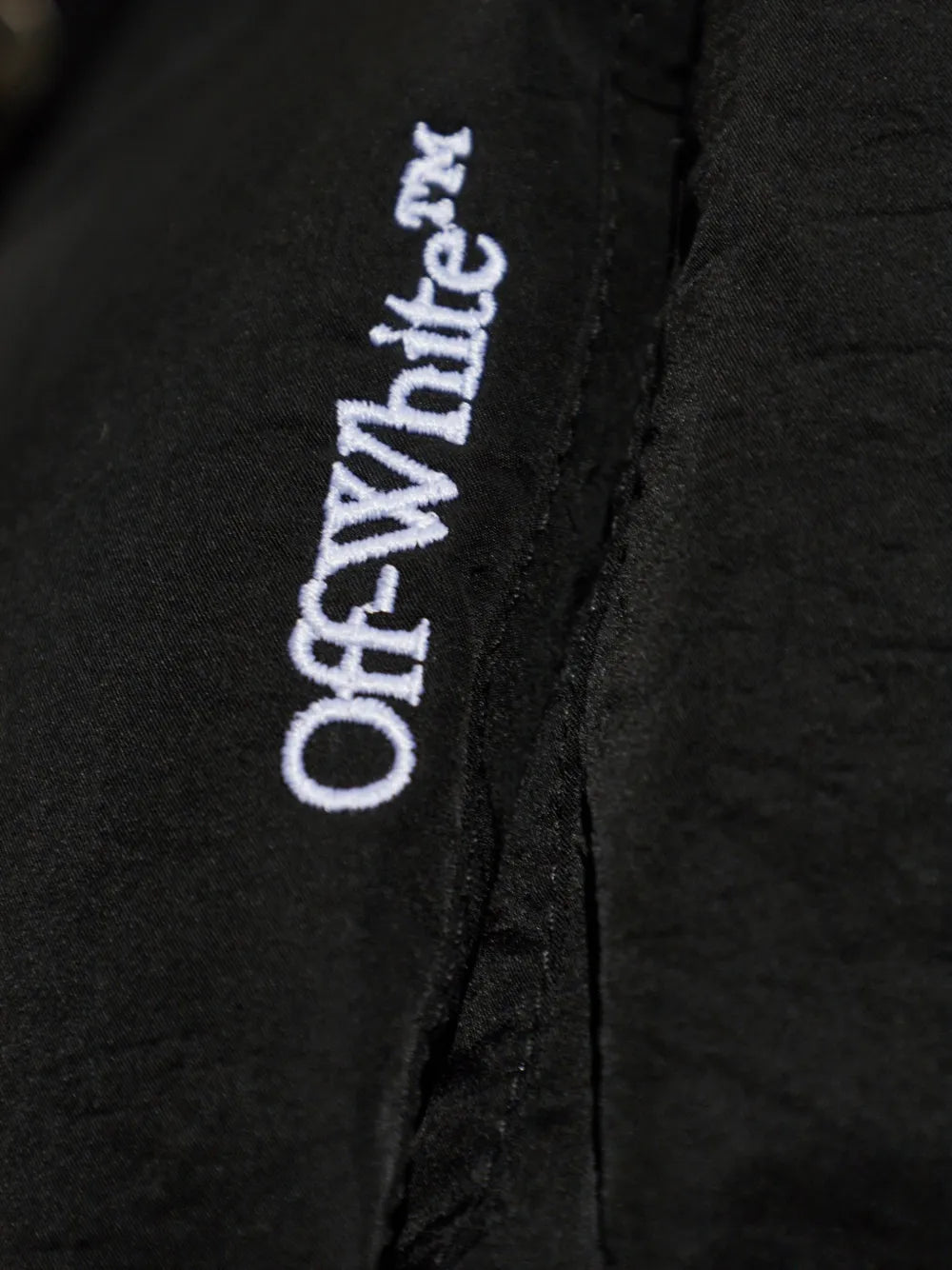 Logo-bestickte Kapuzenjacke