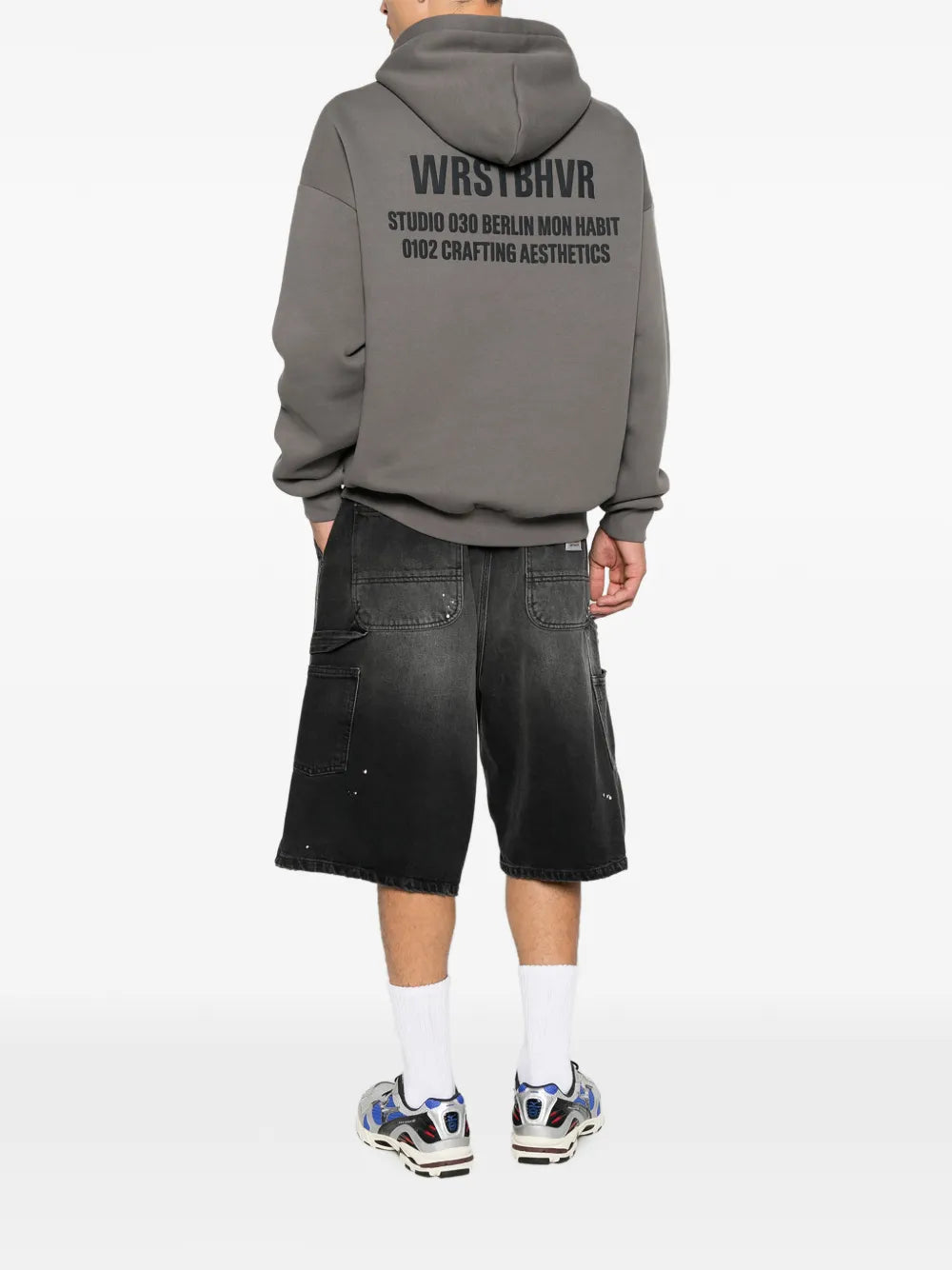 Hoodie with logo print