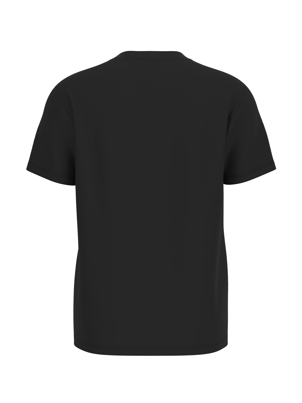 Tričko s náplastí a kulatým výstřihem