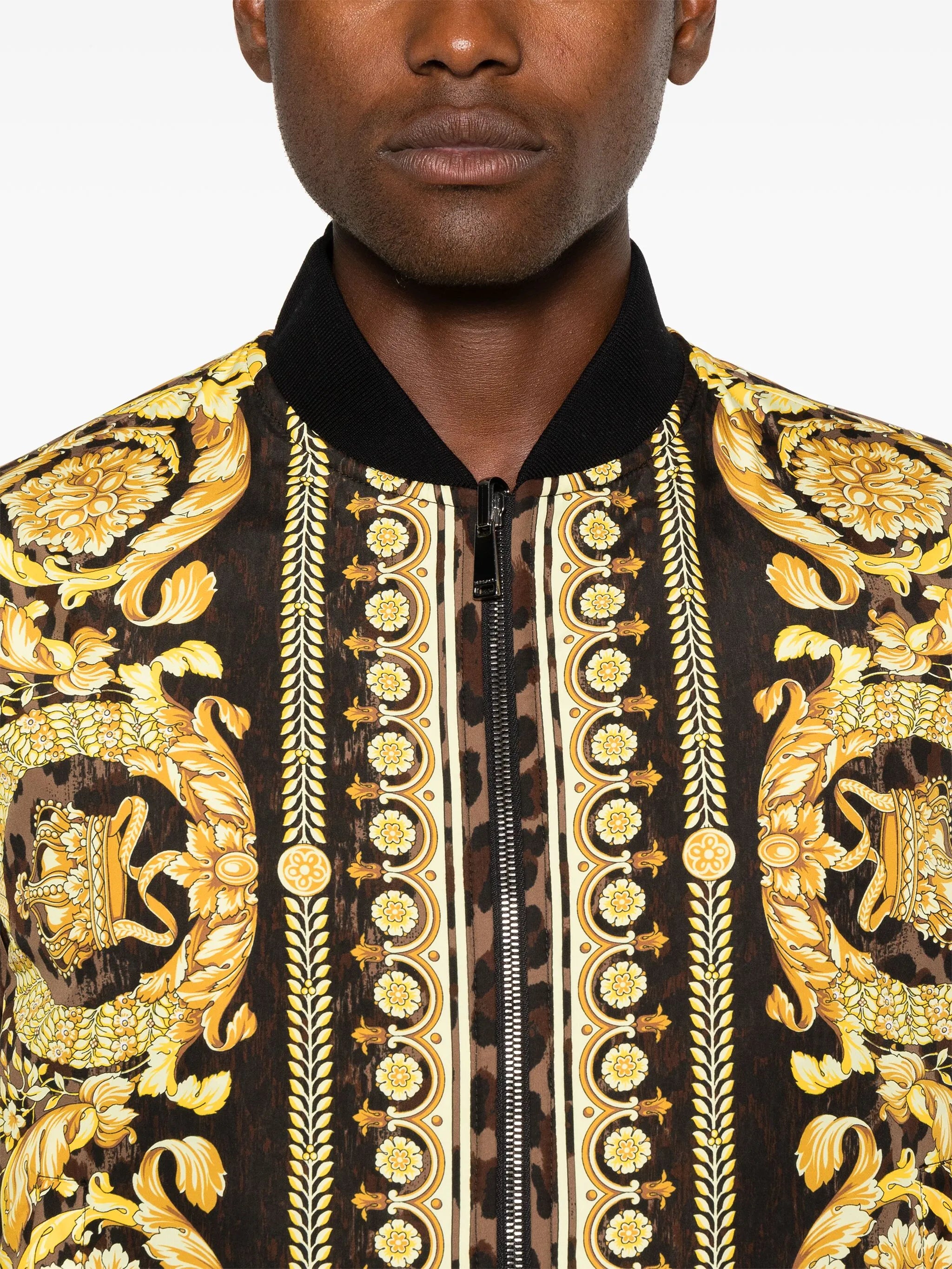 Bomber jacket s Barocco potiskem
