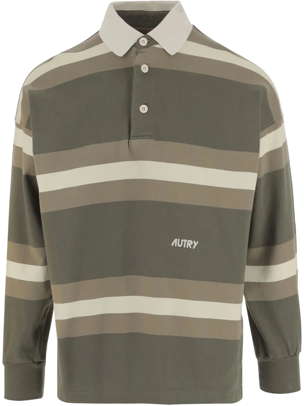 Striped polo shirt