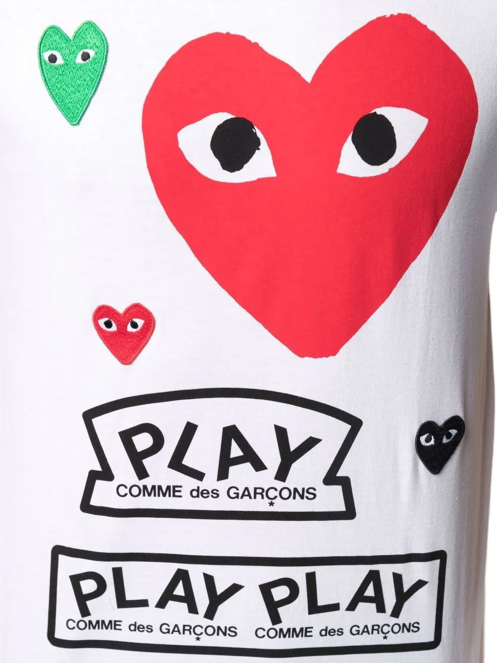 T-shirt with heart print