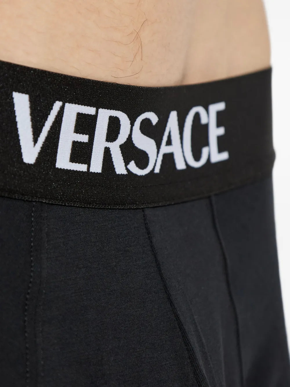 Boxer shorts with logo waistband