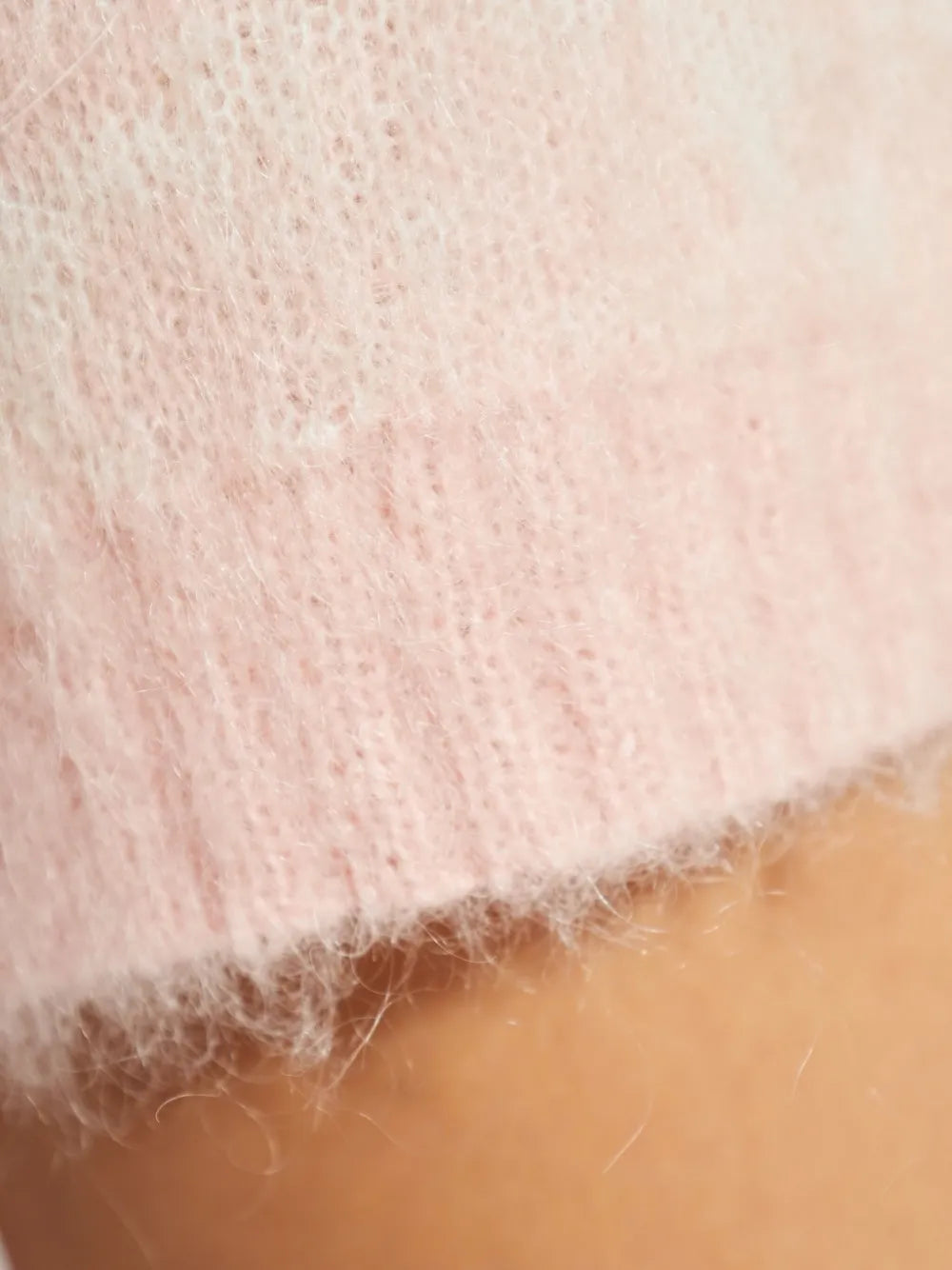 Knitted mini skirt