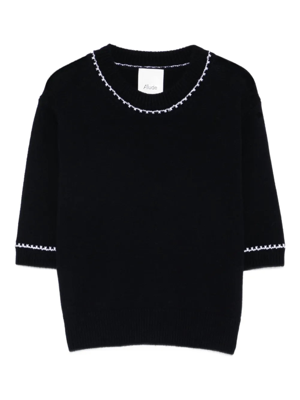 T-Shirt with Contrast Details