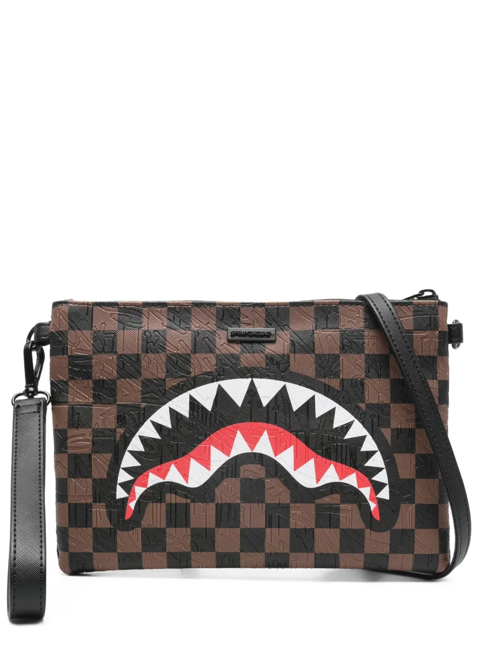 Shark Clutch se vzorem šachovnice