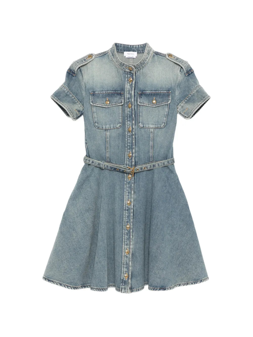 Classic denim mini dress