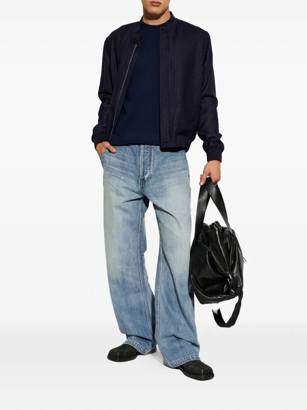 Vlnený pulóver s rypsovou stuhou Givenchy Paris