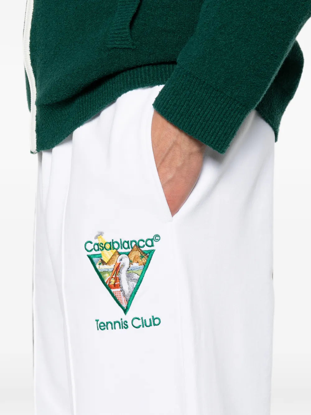 tepláky s vyšíváním „Tennis Club“