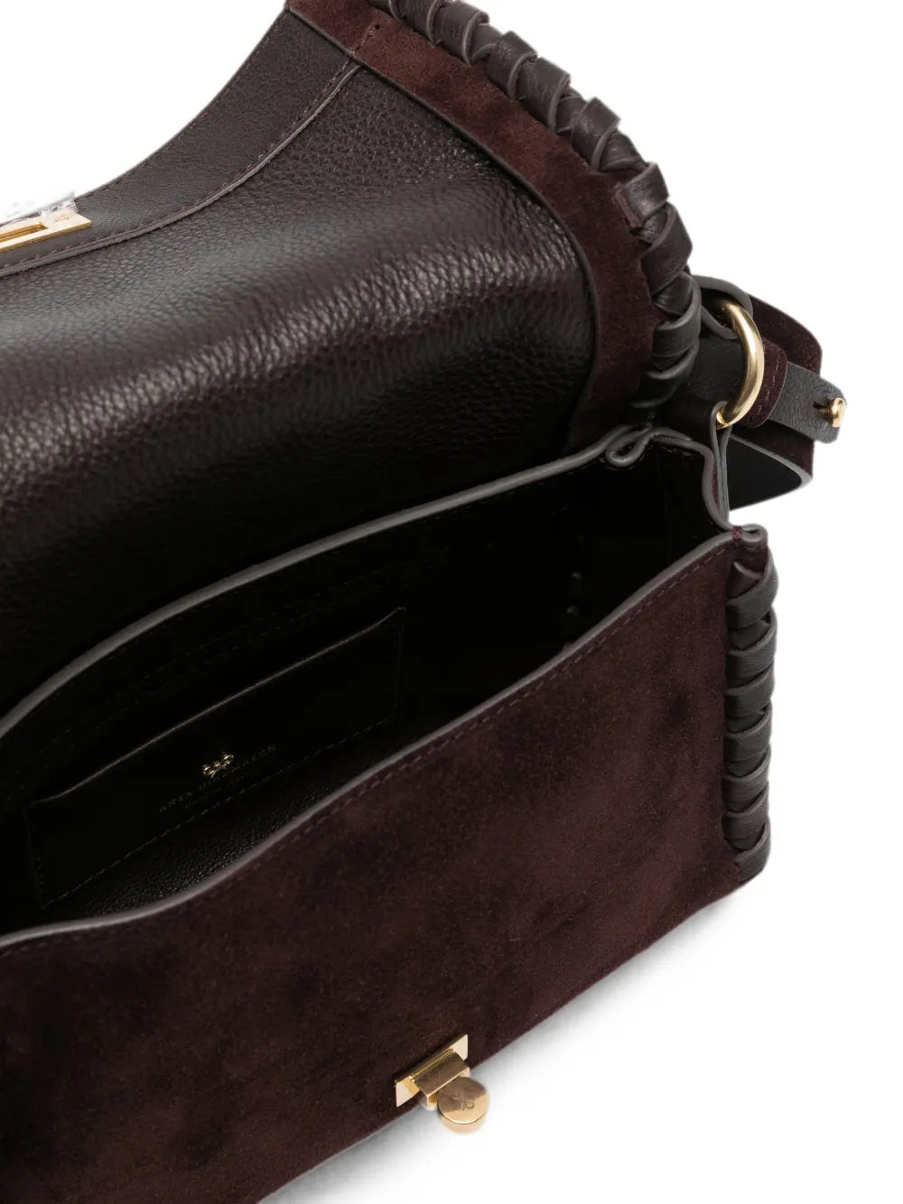 Mortimer crossbody taška s ozdobou whipstitch