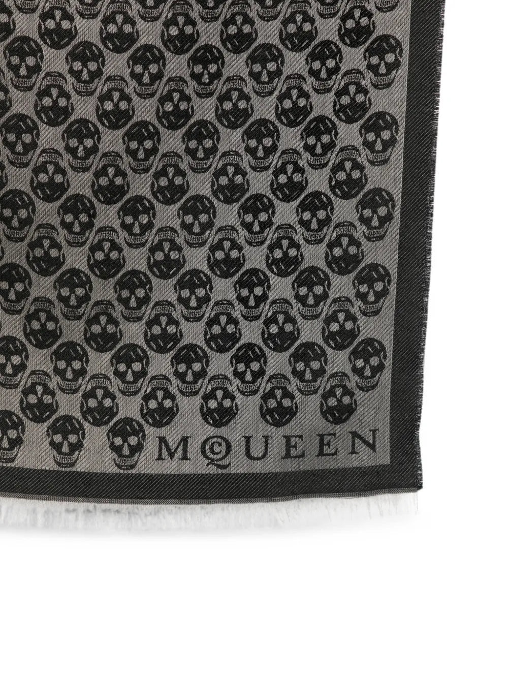Scarf with skull pattern