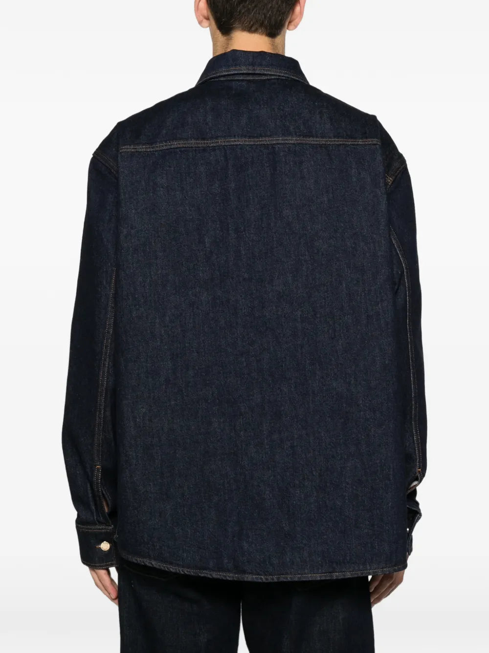 Raw denim shirt