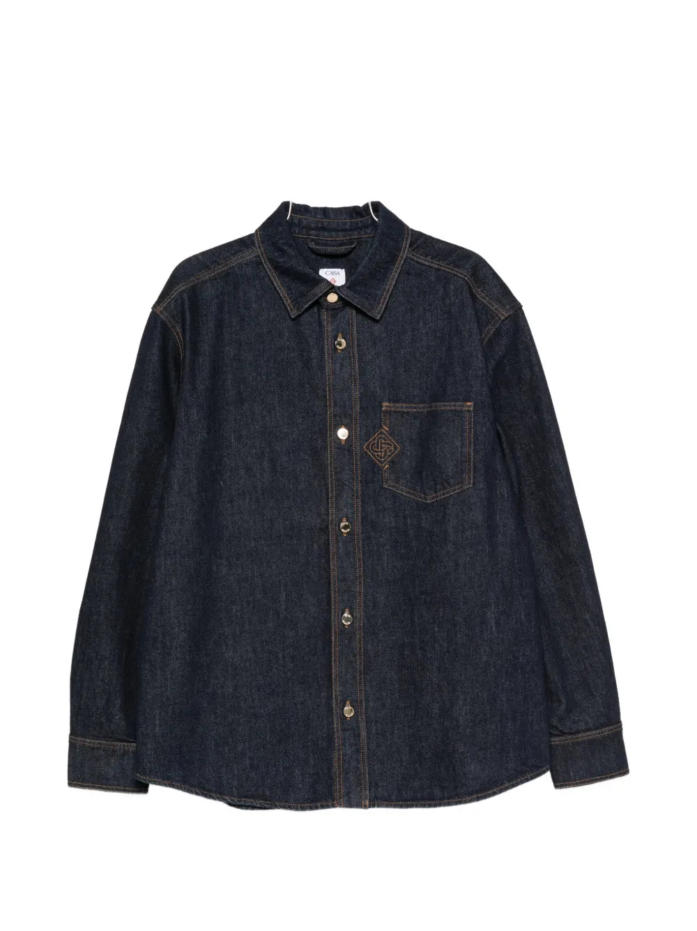 Raw denim shirt