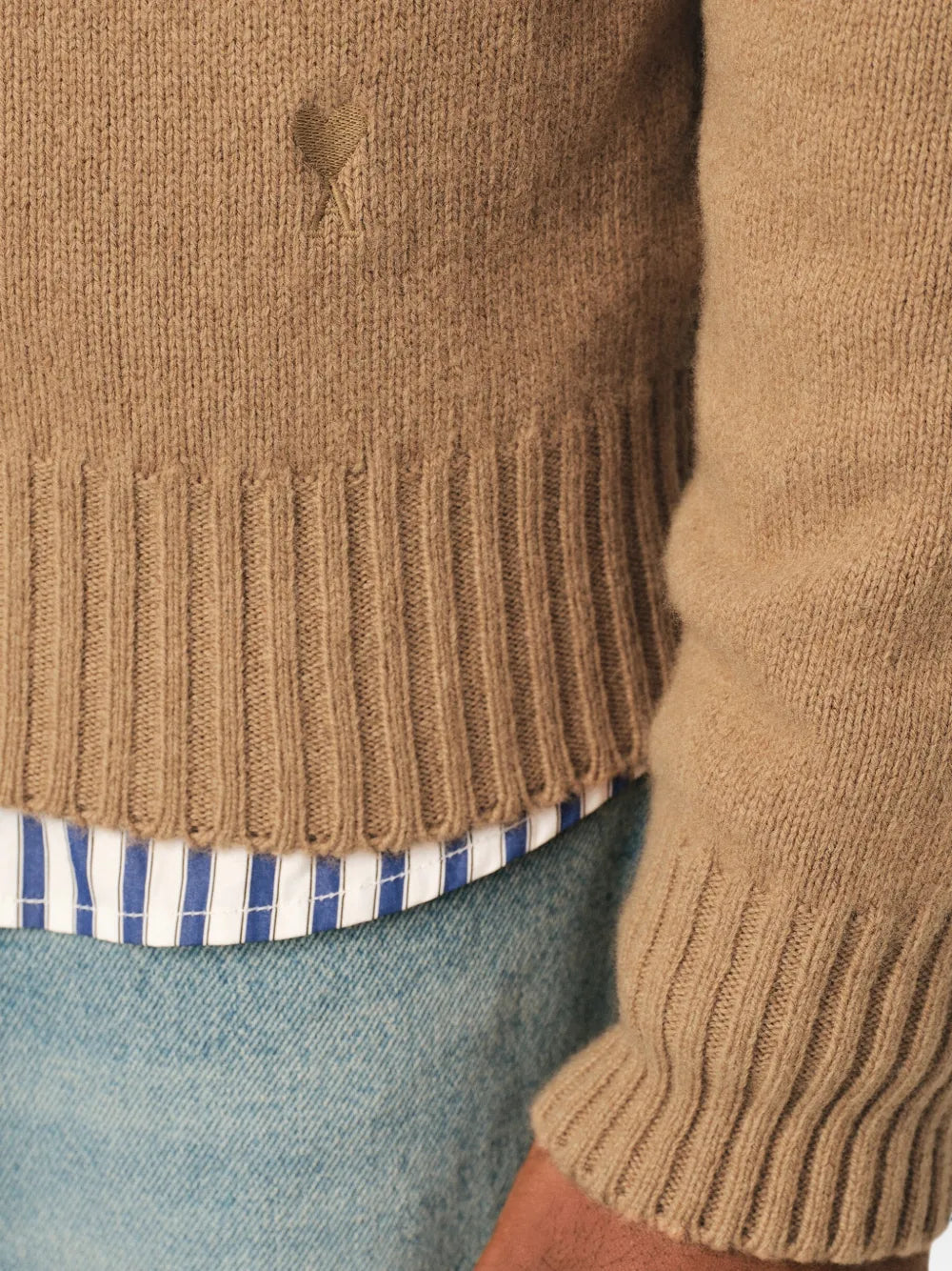 Ami de Coeur cashmere crew-neck sweater