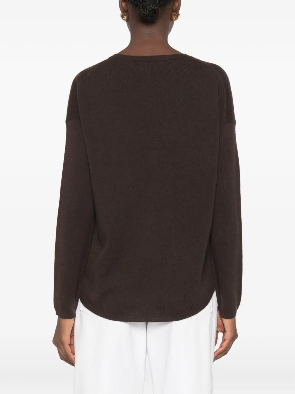 Sweater with Dropped Shoulders