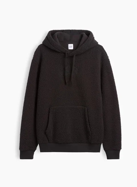 Herren Sherpa-Hoodie mit Logo
