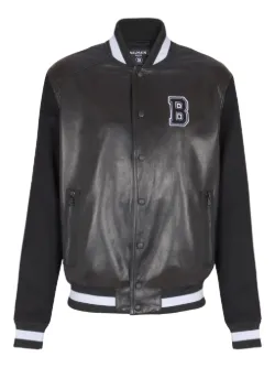 Kožená bomber bunda